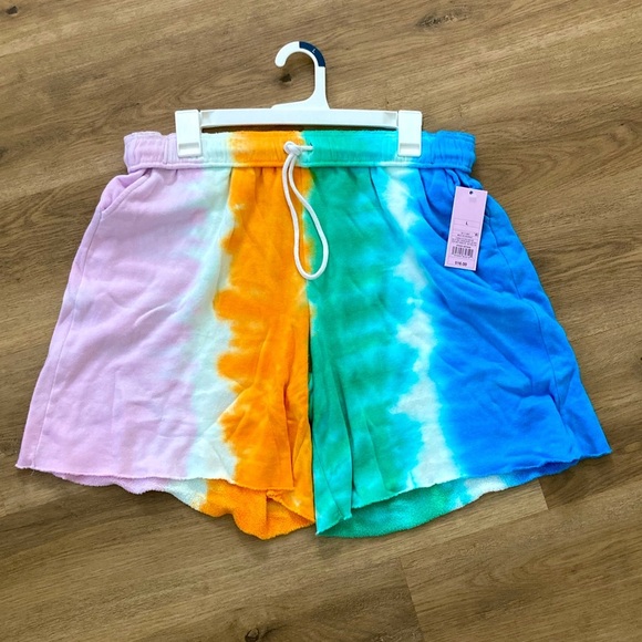 Wild Fable Multicolor Tie-Dye String Shorts | Size L | NWT - Picture 1 of 6